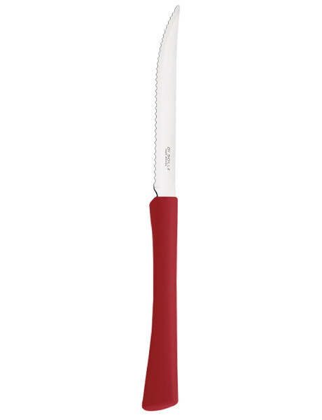 CUCHILLO ASADO MANGO ROJO INOVA DI SOLLE 22.3CM CUCHILLO ASADO MANGO ROJO INOVA DI SOLLE 22.3CM