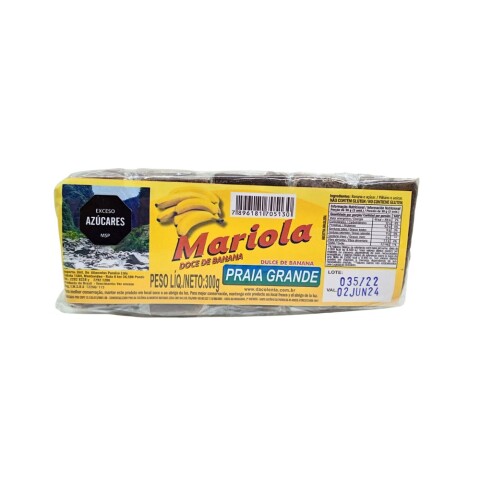 Ticholo De Banana Mariola 300g Ticholo Mariola 300g