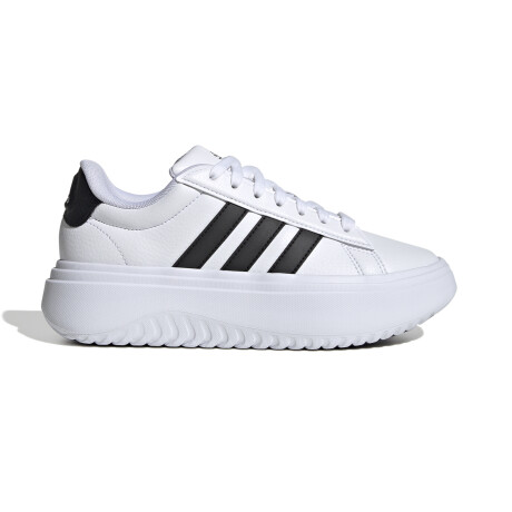 Championes adidas Grand Court Plataforma Mujer Cloud White / Core Black / Core Black