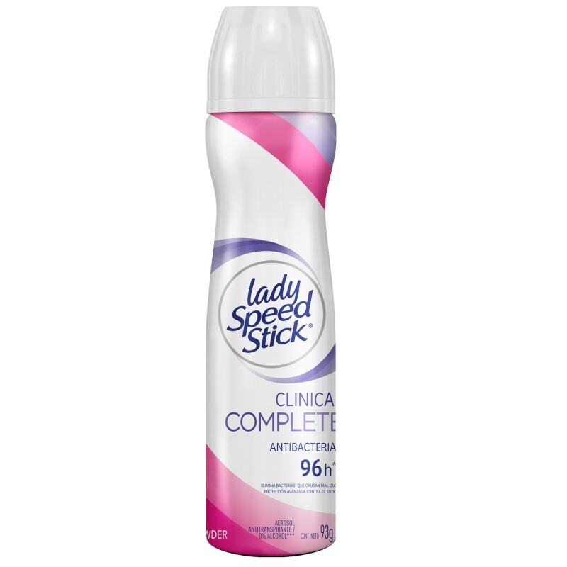Desodorante Aerosol Lady Speed Stick Clinical Powder 93 Grs Desodorante Aerosol Lady Speed Stick Clinical Powder 93 Grs