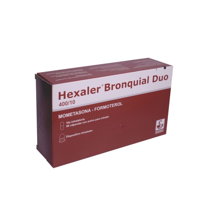 HEXALER BRONQUIAL DUO 400/10 CJ X 60 CÁP única