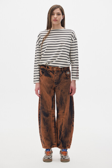 Jean Barrel Washed Rust