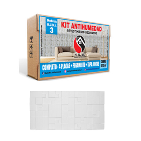 PLACA ANTIHUMEDAD KIT 0.72MT2 (4 UNID 30X60) HUMI3 PLACA ANTIHUMEDAD KIT 0.72MT2 (4 UNID 30X60) HUMI3