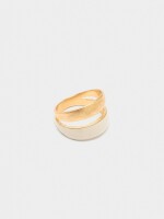 Anillo Esmaltado beige