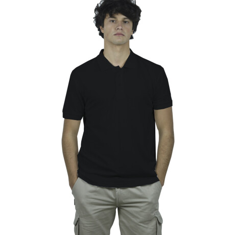 Remera Polo Premium Negro