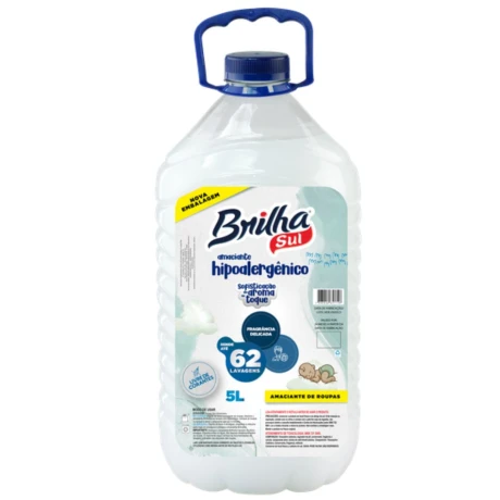 SUAVIZANTE BRILHASUL 5L HIPOALERGENICO SUAVIZANTE BRILHASUL 5L HIPOALERGENICO