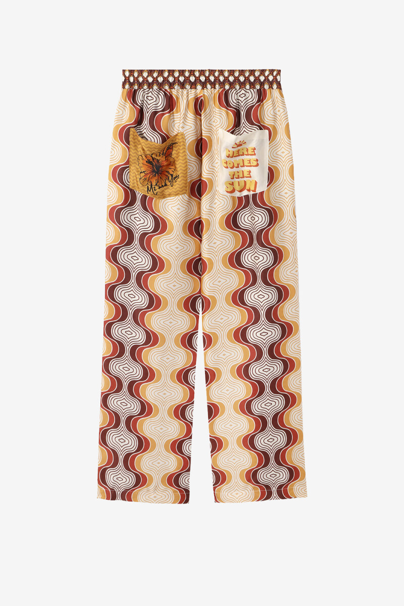 PANTALÓN RECTO Mostaza