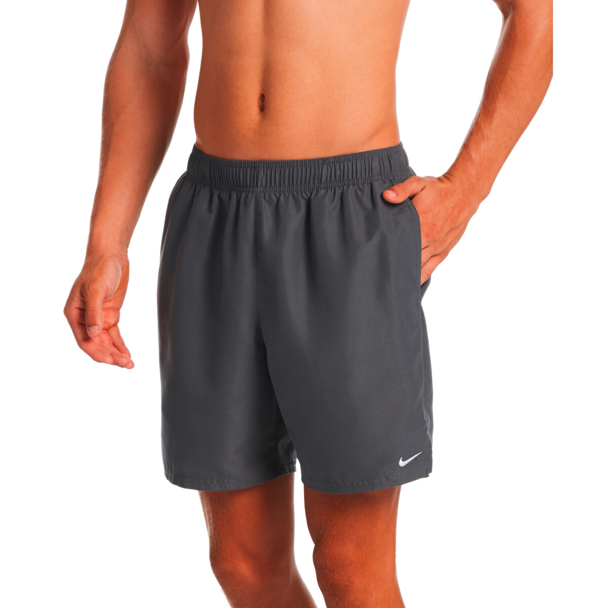 Pantalón Corto 7" Volley de Hombre - Gris 