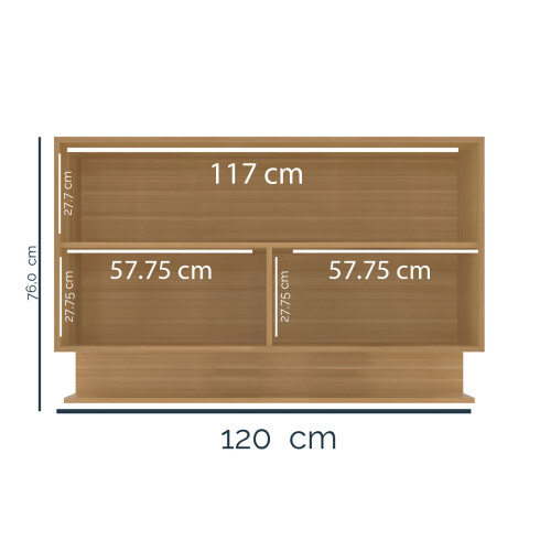 AEREO ARMARIO MOBILIARIO COCINA MDF COLORS FREIJO Y VERDE FREIJO Y VERDE