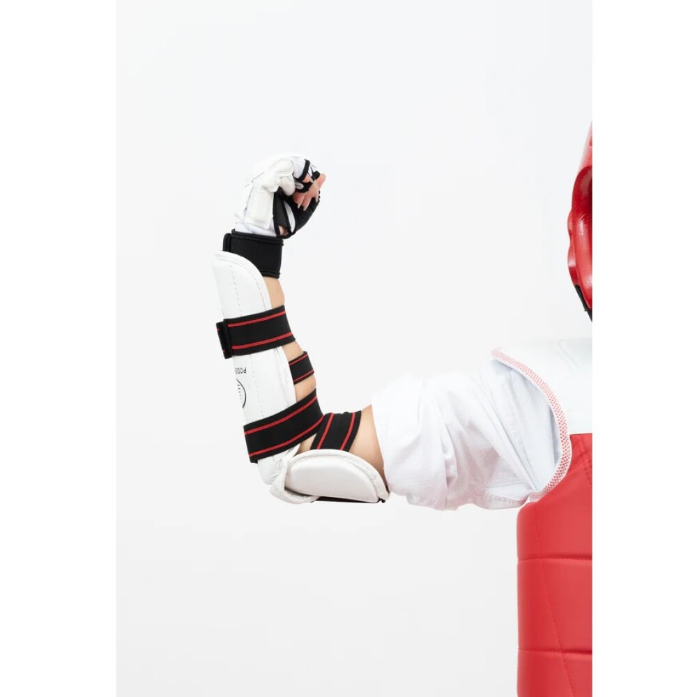 Protector de Antebrazos con Codera L – Blanco ANTEBRAZOS CON CODERA L BLANCO