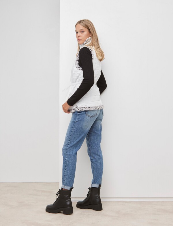 Chaleco Soft Reversible GRIS/MULTI