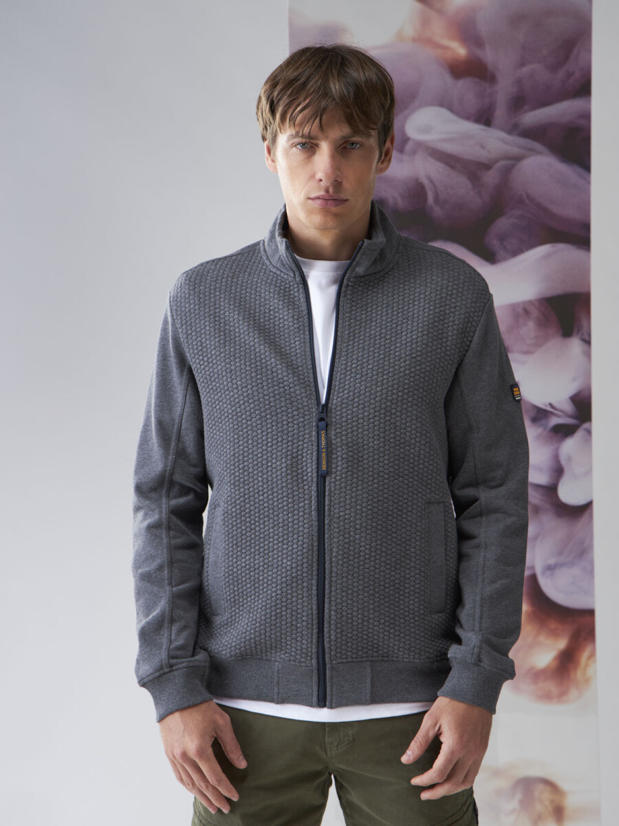 FLEECE MARSELLA - GRIS OSCURO MELANGE 