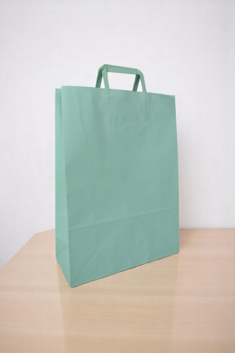 Bolsa lisa acuario 30x12x41 cm - PASTEL AQUA 