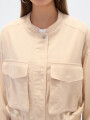 Chaqueta Liscen Beige Claro
