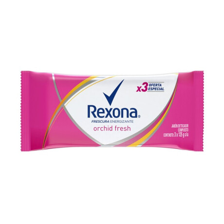 JABON TOCADOR REXONA 125G 3 UNID ORCHID FRESH JABON TOCADOR REXONA 125G 3 UNID ORCHID FRESH