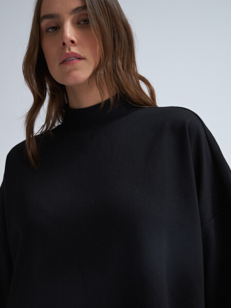 Sudadera deportiva larga Negro