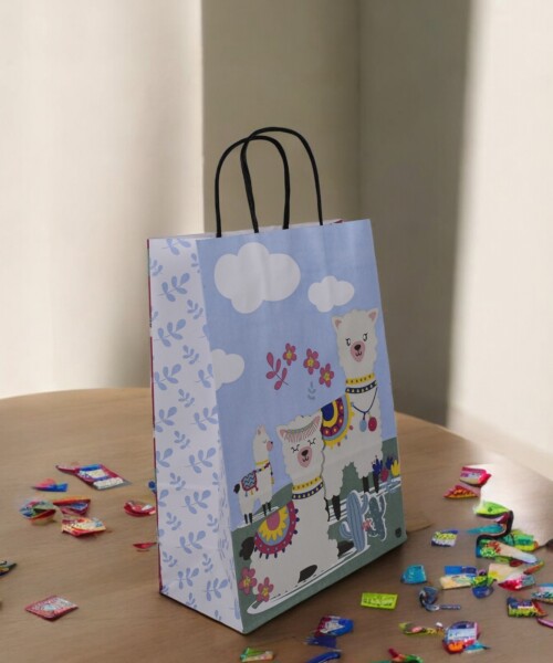 Bolsa 22x10x30 cm. LLAMAS