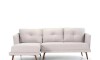 Sofá Con Chaise - Triunfo - 3 Cuerpos Beige - Derecho