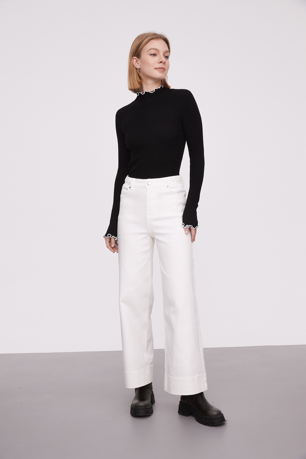 Pantalon Boys Marfil / Off White