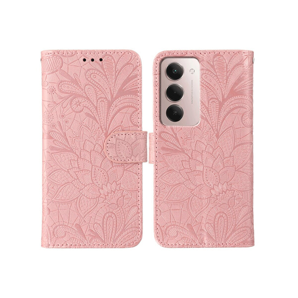 Flip cover para Xiaomi Redmi 15 5G diseño floral rosa Flip Cover Para Xiaomi Redmi 15 5g Diseño Floral Rosa