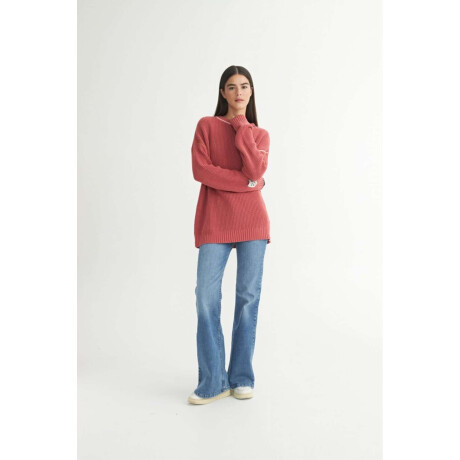 Buzo punto Frantesca Burugundy