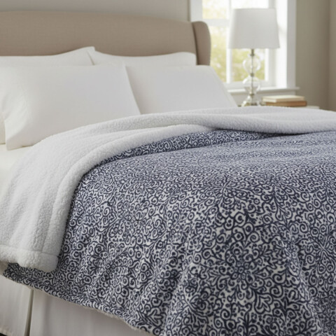 Frazada con Corderito King Size Home Class 240 x 260 cm 223 ARABESCO