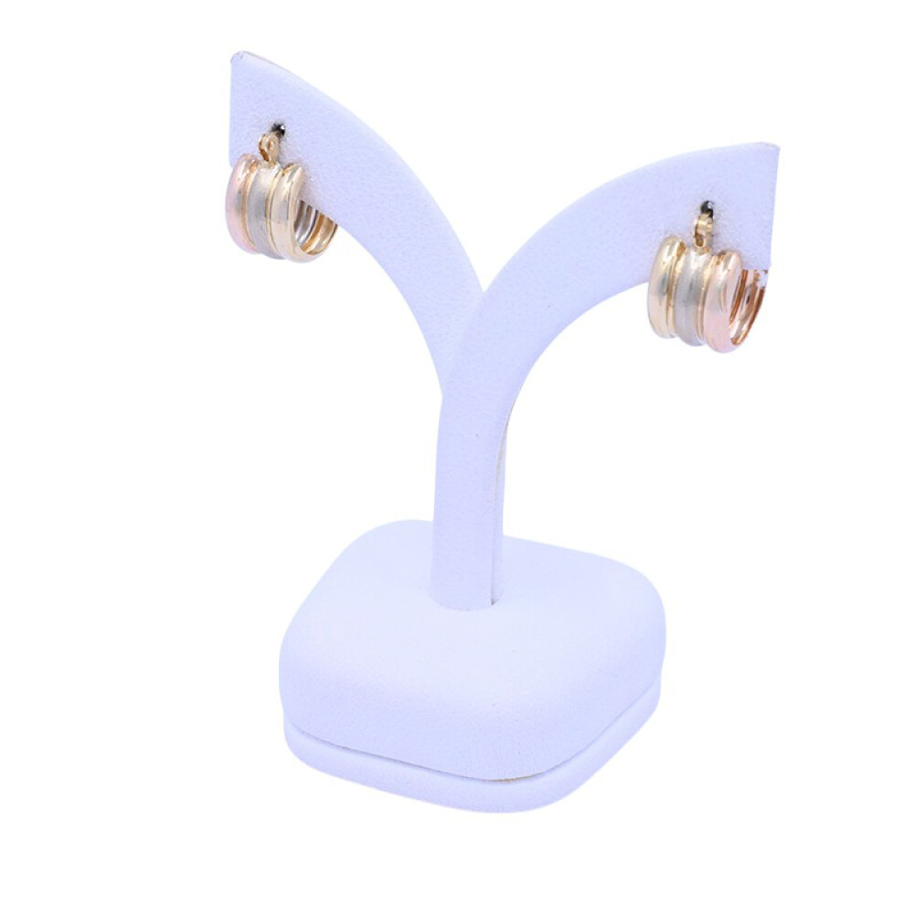 Aros oro 18 k triple 3 tonos. Aros oro 18 k triple 3 tonos.