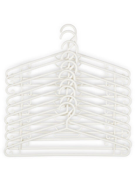 Perchas SIGBRANDT blanco 10 unidades Perchas SIGBRANDT blanco 10 unidades