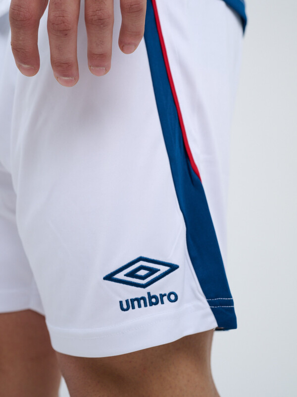 Short Golero 2026 Nacional Hombre Blanco, Azul Marino