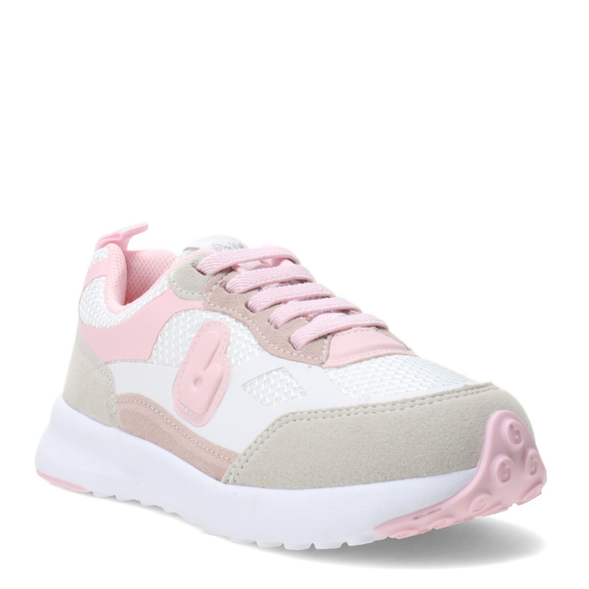 Championes Infantiles Bibi Jogging - Blanco - Rosa 