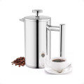 Cafetera de Prensa Francesa de Acero Inoxidable de 1L Cafetera de Prensa Francesa de Acero Inoxidable de 1L
