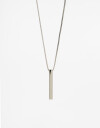 Collares Cortos Metal Collar Para Hombres De Acero Cadena Gruesa - Plateado