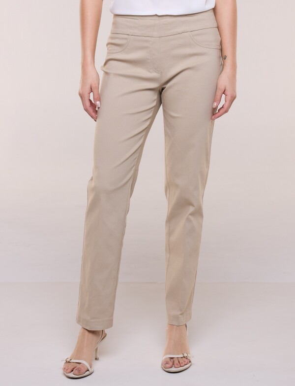 Pantalon Pull On BEIGE