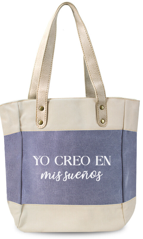 BOLSA MATERA ANDORRA AZUL YO CREO EN MIS SUEÑOS