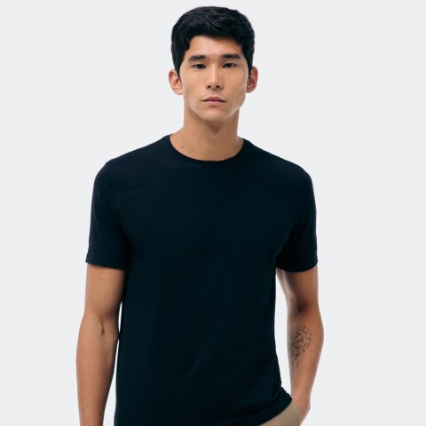 CAMISETA MM MASC PRETO ESCURO