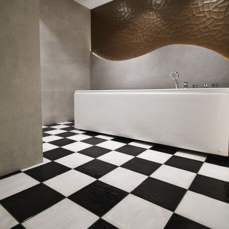 PORCELANATO CUADRADO 22X22 BRILLO NEGRO BRILLANTE RAIN GAMAS DE NEGRO