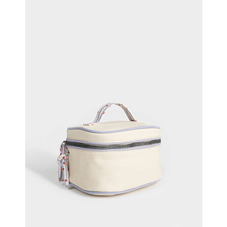 Portacosméticos Con Manija Combinacion Bicolor