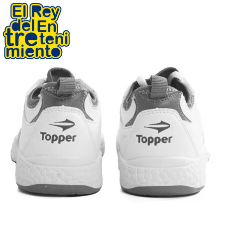 Topper Kids Calzado Champion Deportivo Infantil Blanco/Gris