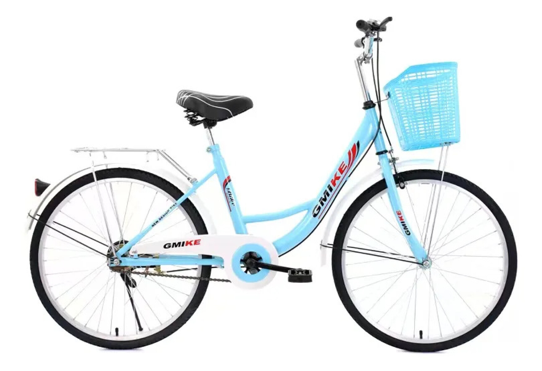 Bicicleta de paseo para dama rodado 26 - Azul 