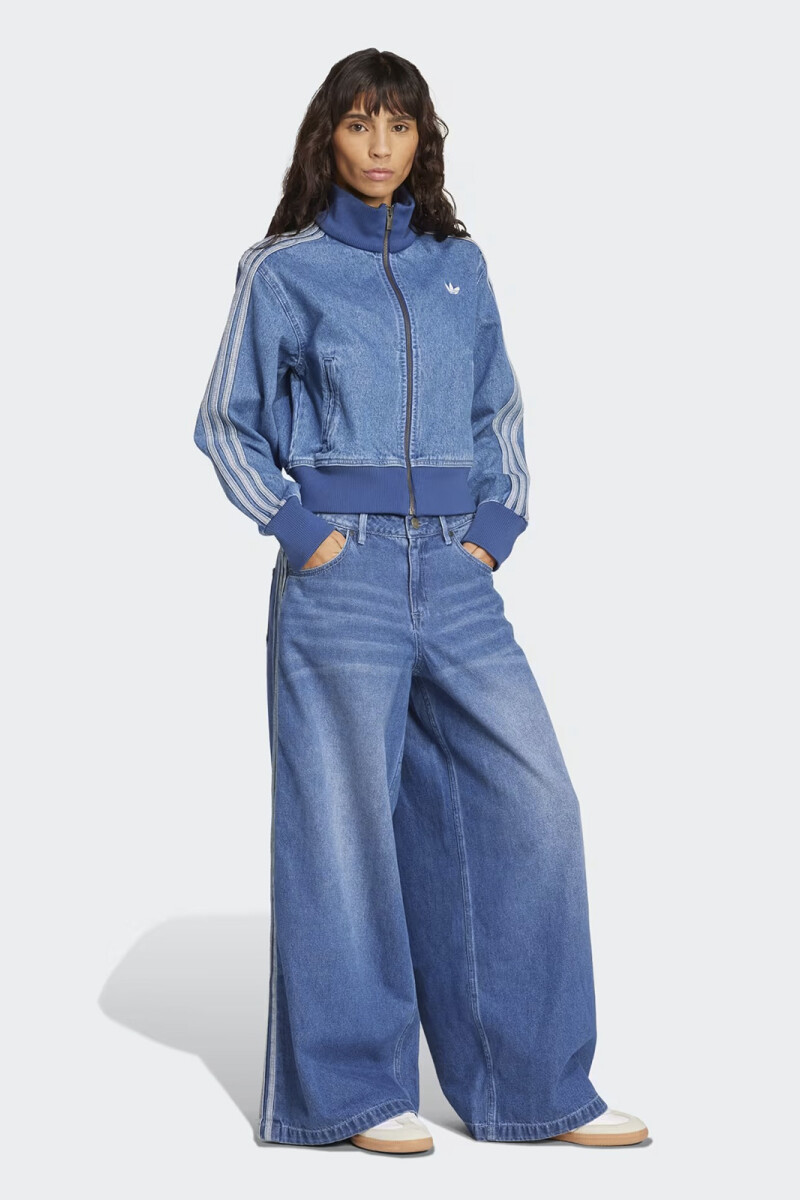 DENIM WIDE PANT Azul