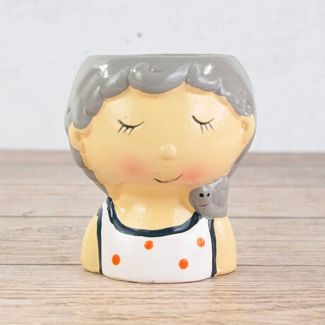 Maceta de ceramica con forma Maceta de ceramica con forma