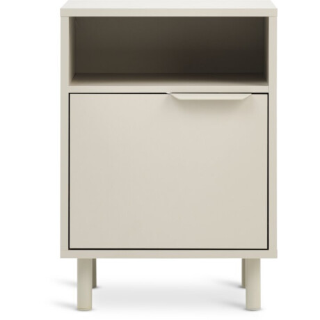Mesa De Luz Skave 1 Puerta Beige