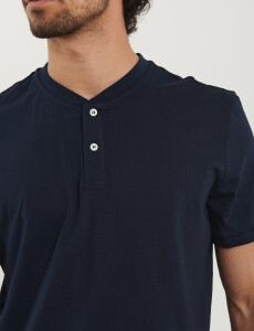 520677 T-SHIRT HARRINGTON LABEL Azul Oscuro