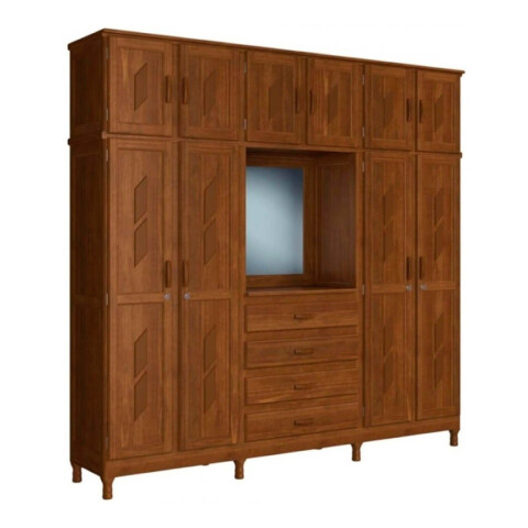 Ropero Placard Madera Pino Macizo 10 Puertas Ropero Placard Madera Pino Macizo 10 Puertas