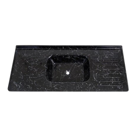 MESADA MARMOLINA 1.20 MT CON VALVULA PLASTICA - VETEADO NEGRO MESADA MARMOLINA 1.20 MT CON VALVULA PLASTICA - VETEADO NEGRO