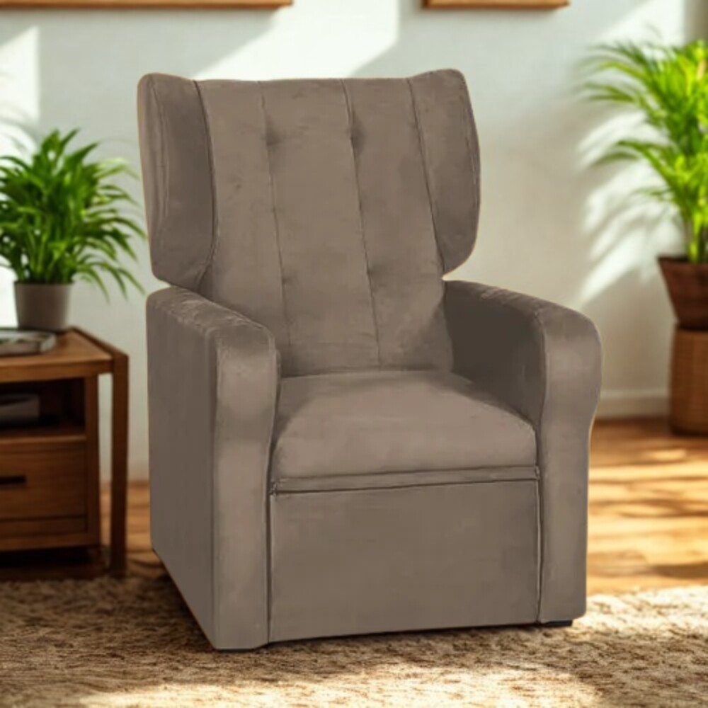 SOFÁ SILLÓN POLTRONA BUTACA RECLINABLE MARRON