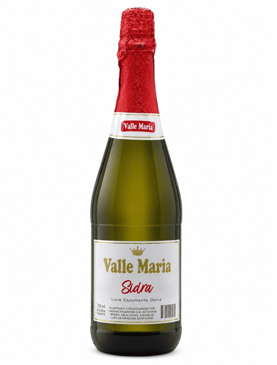 SIDRA (VIDRIO) VALLE MARIA 750ML 
