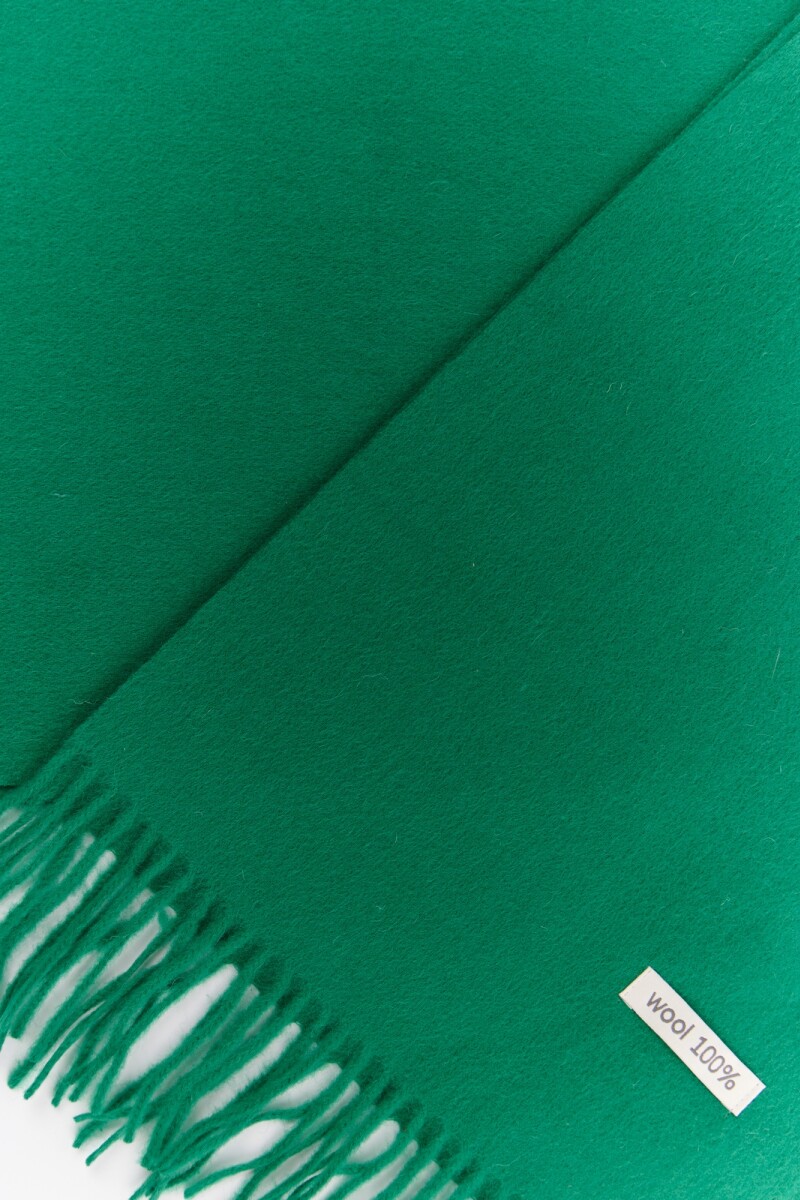 BUFANDA 100% WOOL VERDE