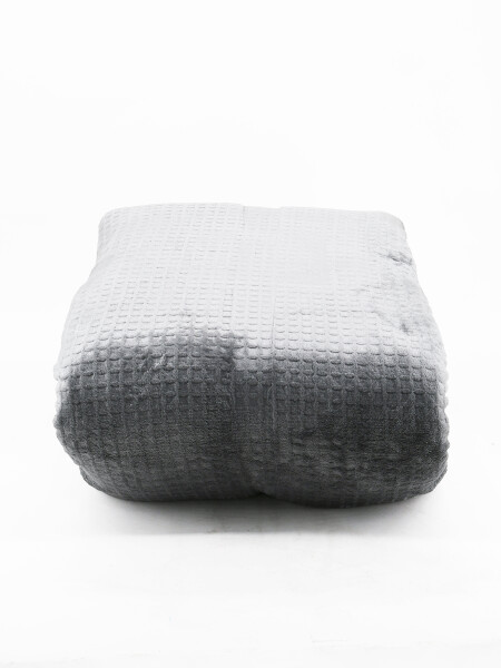 MANTA SHERPA LISA 1 PLAZA GRIS (V)