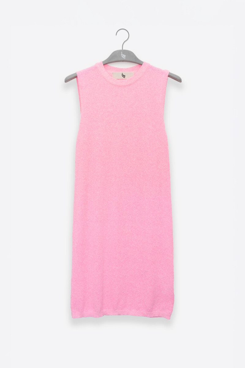 TEE KNIT DRESS Cadaques Bubblegum